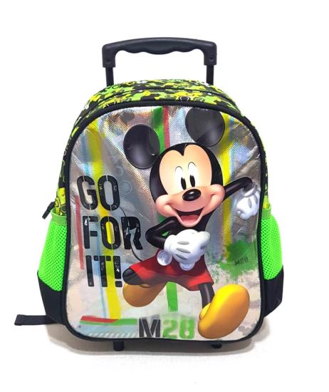 Mickey Mouse Çekçekli Anaokulu Çantası 5183