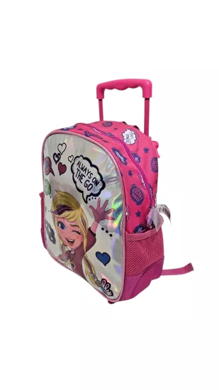 Polly Pocket Çekçekli Anaokulu Çantası 