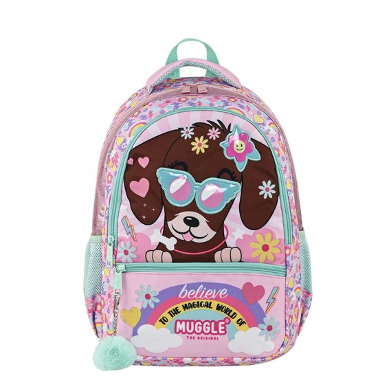 Muggle Cute Dog Okul Çantası 3 lü Set