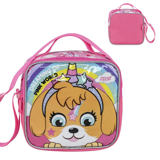 Muggle Pink World Beslenme Çantası 9035