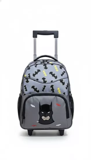 Master Pack Batman Çekçekli Okul Çantası İkili Set 