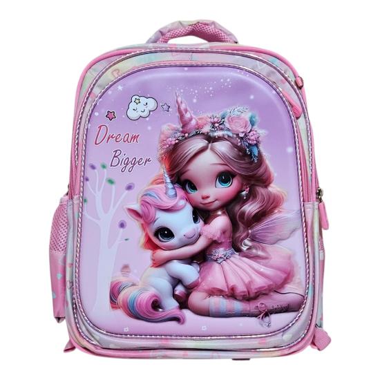 Unick Color İlkokul Çantası  Üçlü Set Unicorn Kız
