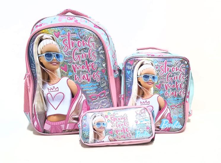Barbie Okul Çantası 3 lü set 48180