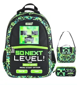 Muggle Next Level İlkokul Çantası 3 lü set