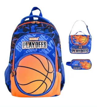 Muggle Basketball Play Off İlkokul Çantası 3 lü set