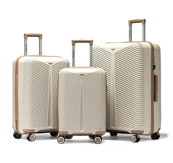 My POLO Polipropilen Üçlü Valiz Seti Lacivert