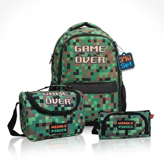 Wiggle Game Over İlkokul Çantası Üçlü Set 3775