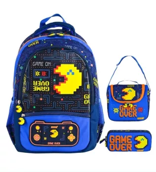Muggle Game Over İlkokul Çantası 3 lü set