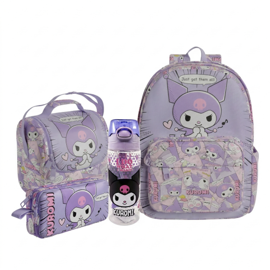 Kuromi Okul Çantası 4 lü Set 3185