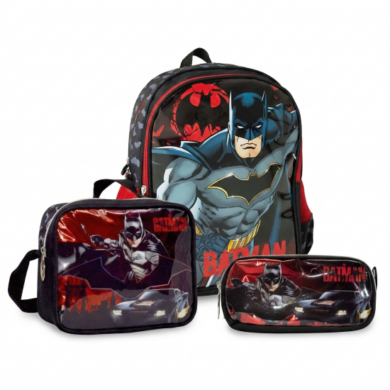 Batman İlkokul Çantası 3 lü Set 2034