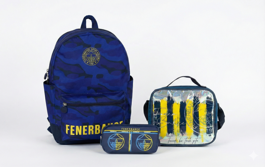 Fenerbahçe Okul Çantası 3 lü Set