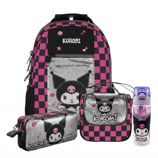 Kuromi Okul Çantası 4 lü Set 3176