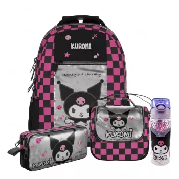 Kuromi Okul Çantası 4 lü Set 3176