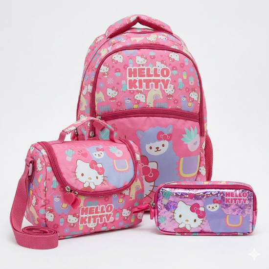 Hello Kıtty Okul Çantası 2220 3 lü set