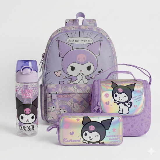 Kuromi Okul Çantası 4 lü Set 3184