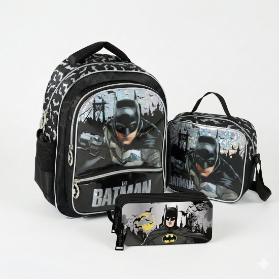 Batman İlkokul Çantası 3 lü Set 2010