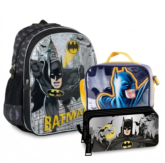 Batman İlkokul Çantası 3 lü Set 2030