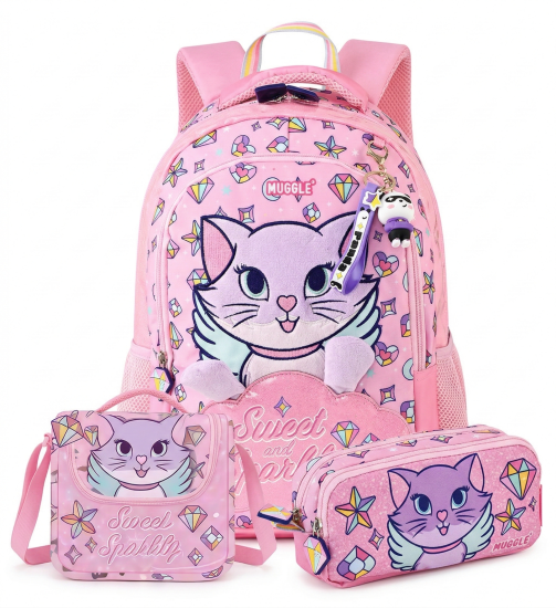 Muggle Sweet And Sparkly Okul Çantası 3 lü set