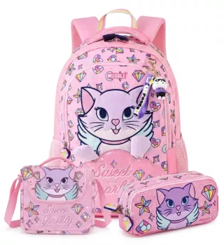 Muggle Sweet And Sparkly Okul Çantası 3 lü set