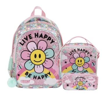 Muggle Daisy Okul Çantası 4 lü Set