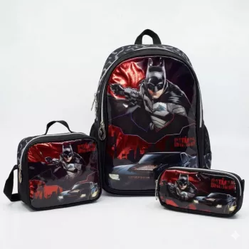 Batman İlkokul Çantası 3 lü Set 1242