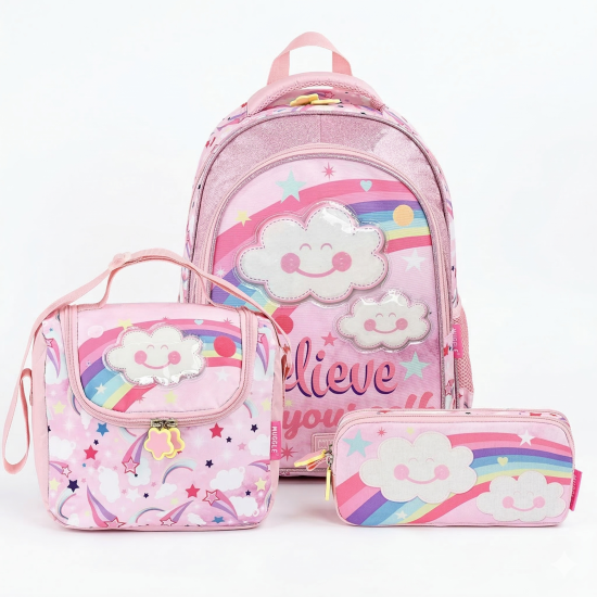 Muggle Okul Çantası 3 lü Set 9067