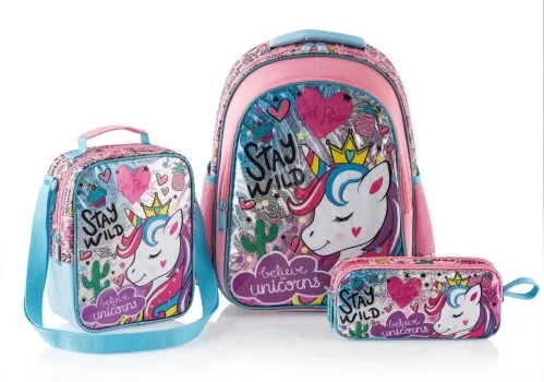 Unicorn İlkokul Çantası 4 lü Set 42261