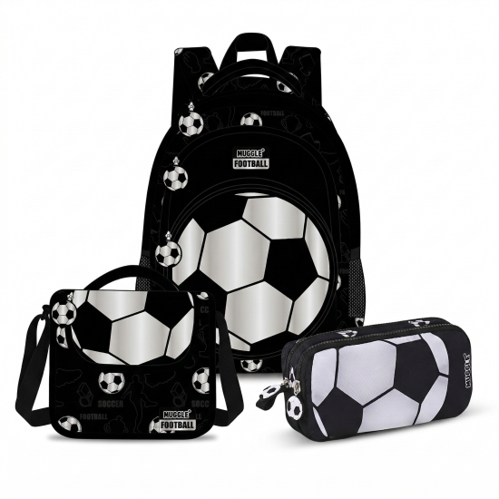 Muggle Football İlkokul Çantası 3 lü set 5874