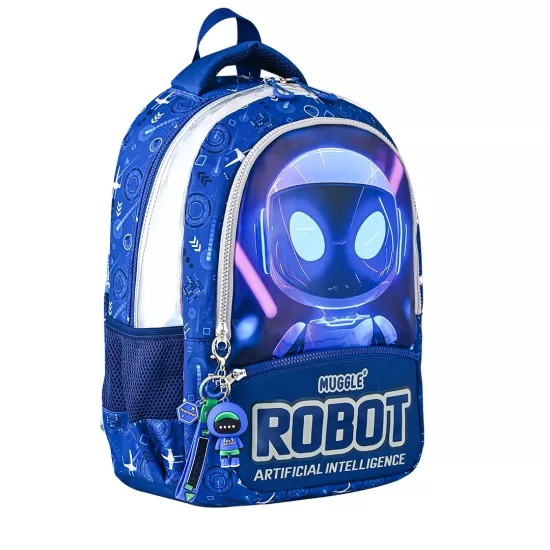 Muggle Robot İlkokul Çantası 3 lü set