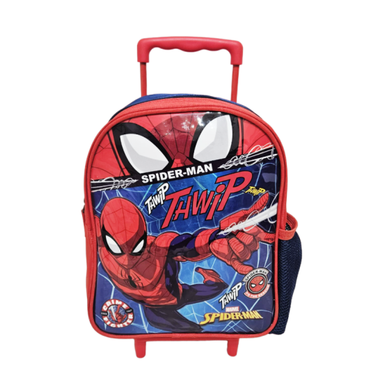 Spiderman Çekçekli  Anaokulu Çantası 96613